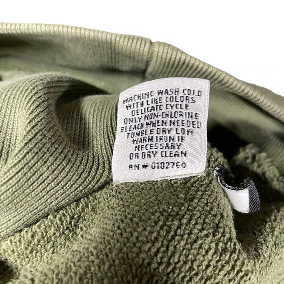 Jack Spade Men's Olive Green Crewneck Pullover Sweatshirt Size Medium - Picture 9 of 9